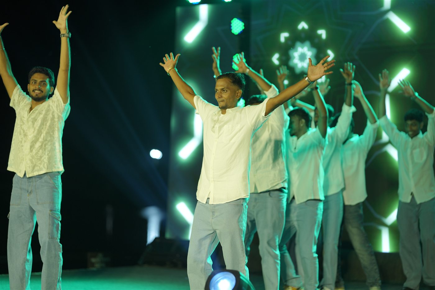 Stage dance performance