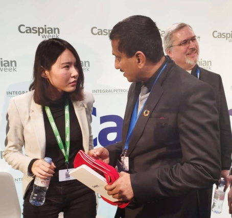 Receiving the CIO Solutions award